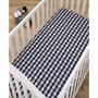 Mickey Mouse Plaid Crib Sheet