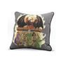 Party Vs. Necromancer Pillow Cover, 15" x 15"
