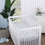 Elephant Stroll Fitted Crib Sheet