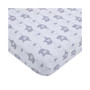 Elephant Stroll Fitted Crib Sheet
