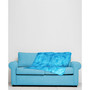 Emotes Blue Throw, 40" x 50"