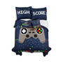 Video Games 5 Piece Quilt Set for Kids, Full/Queen