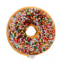 Reversible Photoreal Donut Decorative Pillows