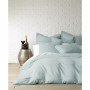 Washed Linen Coal Twin Duvet Cover