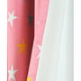 Unicorn Heart Rainbow Star Blackout Single Window Curtain Panel
