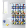 Dream Factory Trains and Trucks V2 72" x 72" Shower Curtain