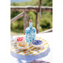 Amalfitana Aqua Splatter Olive Oil Bottle 10"