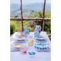 Amalfitana Aqua Splatter Olive Oil Bottle 10"
