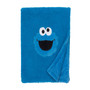 Sesame Street Cookie Monster Sherpa Blanket with Applique