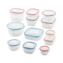 Easy Essentials 24-Pc. Color Mates Storage Container Set