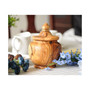 Olive Wood Acorn Sugar Bowl, Large