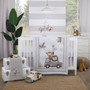 Jungle Ride, Adventure Awaits Monkey and Giraffe Applique Super Soft Baby Blanket