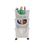3-Tier Stackable Rolling Storage Containers