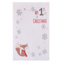 Fox "My 1st Christmas" Photo Op Baby Blanket