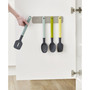 Door Store Utensils 4-Piece Elevate Silicone Kitchen Tool Set with in-Cupboard Rack