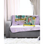 Nightmare Before Christmas Tarot Cards Silk Touch Throw, 70" x 50"