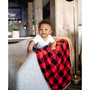 CLOSEOUT! Buffalo Check Plush Baby Blanket