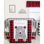 Peak-a-Bear 3-Piece Crib Bedding Set