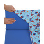 Superman Icon, Planets and Stars Preschool Nap Pad Sheet