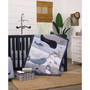 Seas The Day Whale Super Soft Baby Blanket, 30" x 40"