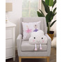 Striped Legs Decorative Shaped Pillow, 14.75" x 10.5"