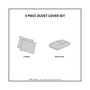 Cassandra Cotton 3-Pc. Duvet Cover Set, Full/Queen