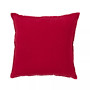 Fringed Linen Decorative Pillow, 20" x 20"