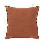 Fringed Linen Decorative Pillow, 20" x 20"