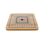 Bamboo Multi-Colored Trivets, Set Of 4
