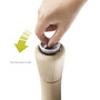 Milltop Wood Non-Spill Salt Mill
