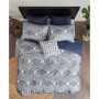 INK+IVY Ellipse Jacquard Cotton 3-Pc. Duvet Cover Set, Full/Queen