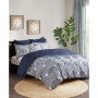 INK+IVY Ellipse Jacquard Cotton 3-Pc. Duvet Cover Set, Full/Queen