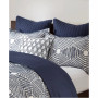 INK+IVY Ellipse Jacquard Cotton 3-Pc. Duvet Cover Set, Full/Queen