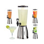 3 Quart Beverage Dispenser with Ice Tube Ez-Pour Spigot