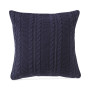 Dublin Cable Knit Cotton Decorative Pillow, 18 x 18