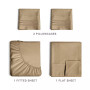 4 Piece 100% Cotton 400 Thread Count Sheet Set - Queen
