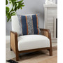 Vertical Striped Decorative Pillow, 20" x 20"