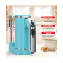 Retro 5-Speed Turbo Hand Mixer with Storage Base