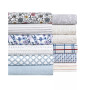 Printed Microfiber 3 Pc. Sheet Set, Twin, Created for Macy's