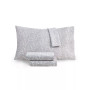Printed Microfiber 3 Pc. Sheet Set, Twin, Created for Macy's