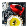 5 Speed Motor Lightweight Hand Mixer in Red