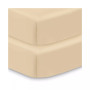 All-in-One Fitted Sheet & Waterproof Cover for Crib Mattresses 52" x 28" - 2-Pack