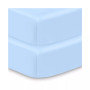 All-in-One Fitted Sheet & Waterproof Cover for Crib Mattresses 52" x 28" - 2-Pack