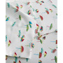 Printed 550 Thread Count Printed Cotton 3-Pc. Sheet Set, Twin, Created for Macy's