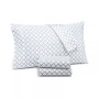 Printed 550 Thread Count Printed Cotton 3-Pc. Sheet Set, Twin, Created for Macy's