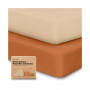 2-Pack Mini Crib Sheets, Pack and Play Sheets Fitted, Pack N Play Sheets, Organic Fitted Crib Sheet Cover
