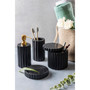 Roksana Black Marble Bath Accessories, Set of 4