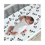 Disney Baby Forever Mickey Mouse White Fitted Crib Sheet