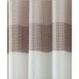Ombre Waffle Striped Shower Curtain