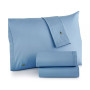 Solid Cotton Percale Sheet Set, Twin